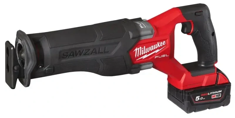Aku šavlová pila Milwaukee M18 FSZ-502X SAWZALL, 2x aku M18 B5 + M12-18 FC + kufr, 4933478291