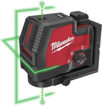 Aku kombinovaný křížový, liniovo bodový laser USB Milwaukee L4 CLLP-301C (MI4933478099)