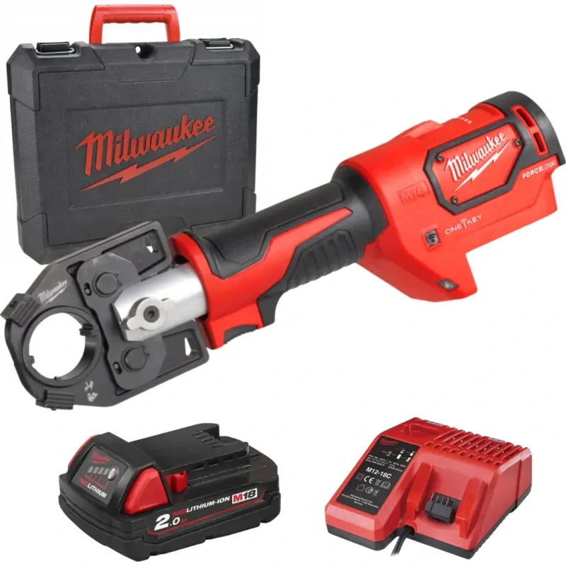 Aku hydraulický kabelový lis Milwaukee M18 HCCT-201C (2,0 Ah) (MI4933451194)