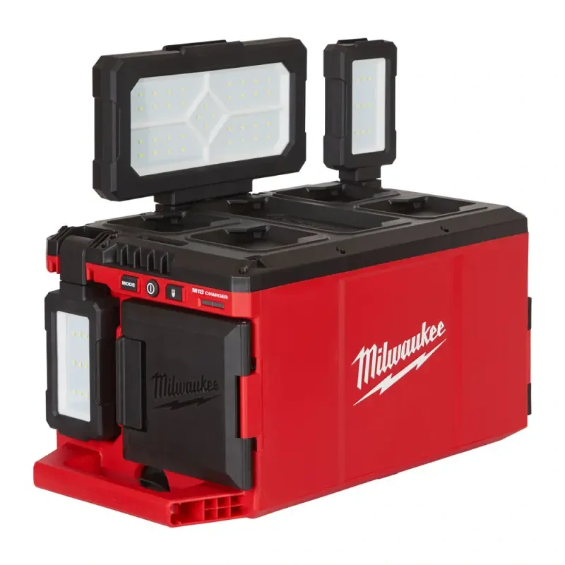 Aku svítilna Milwaukee POALC-0 PACKOUT, 3000 lm, TRUEVIEW LED osvětlení, aku nabíječka 1x M18, bez aku, 4933478120