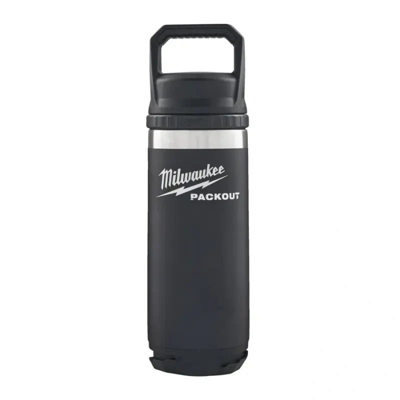 Láhev s víčkem 532 ml PACKOUT™ černá. Milwaukee 4932493992 (MI4932493992)