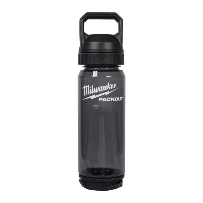 Láhev Milwaukee PACKOUT™ s víčkem černá 740 ml, 4932498639 (MI4932498639)