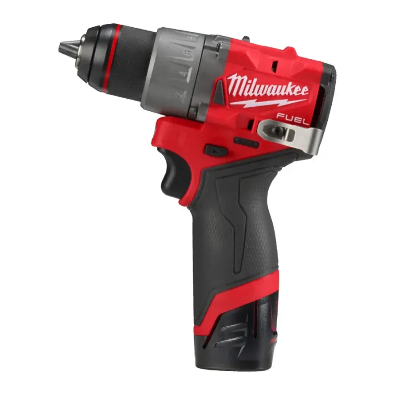 Aku kompaktní vrtací šroubovák Milwaukee M12 FDD2-202X, 2x aku M12 B2 + C12 C + kufr, 4933479873