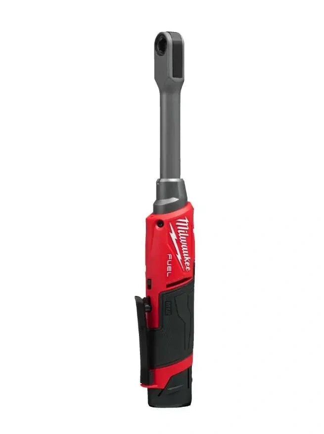 Aku 1/4" průchozí ráčnový utahovák Milwaukee M12 FPTR-202X, 81 Nm, prodloužená HEX ráčna INSIDER, 2x aku M12 B2 + C12 C, 4933499411