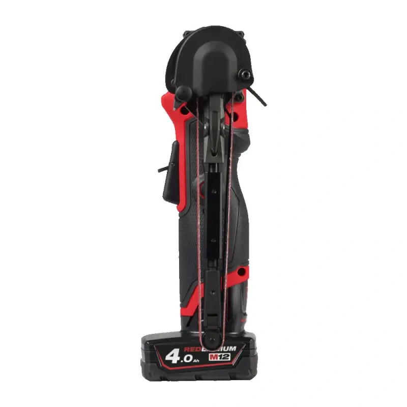 Aku pásová bruska Milwaukee M12 FBFL13-402B, 13 x 457 mm, 2x aku M12 B4 + C12 C + taška, 4933480960