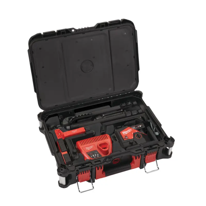 Kompaktní laser 360° Milwaukee M12 3PLKIT-401C se zeleným paprskem (4,0 Ah) (MI4933478960)