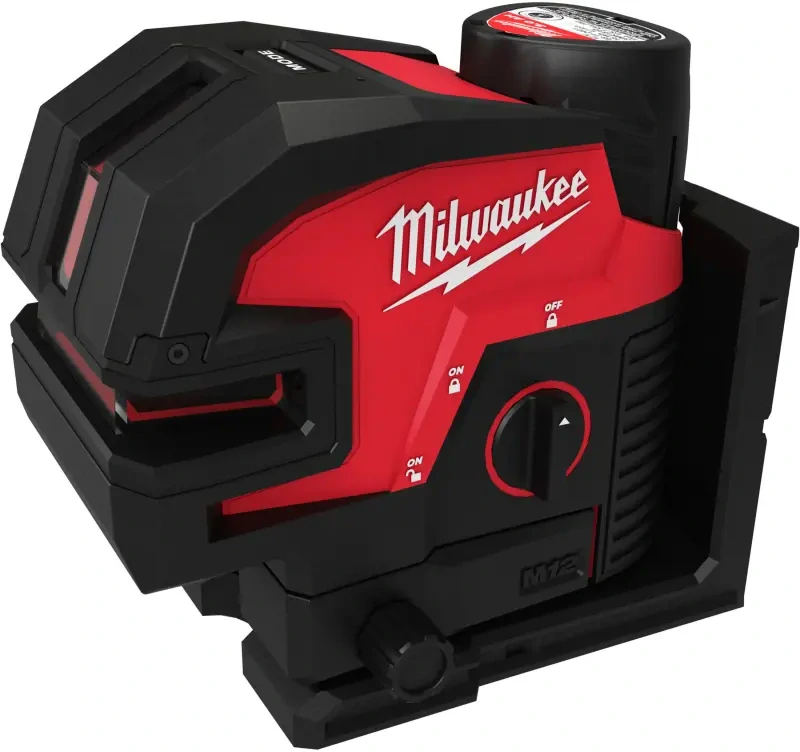 Křížový liniový laser MilwaukeeM12 CLL4P-0C, se 4 body, HIVIST, bez aku, s kufrem, 4933479203