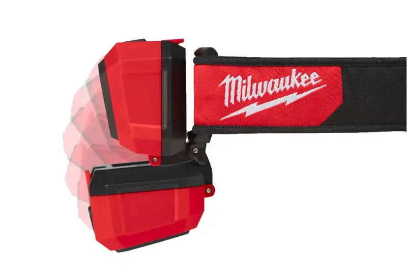 Aku čelová svítilna/lampa Milwaukee HL-SF, 450 lm, TRUEVIEW LED osvětlení, 3x baterie AAA, 4933471388 (MI4933471388)