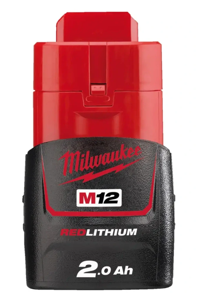 Akumulátor Milwaukee M12 B2 (12 V / 2,0 Ah), REDLITHIUM, 4932430064