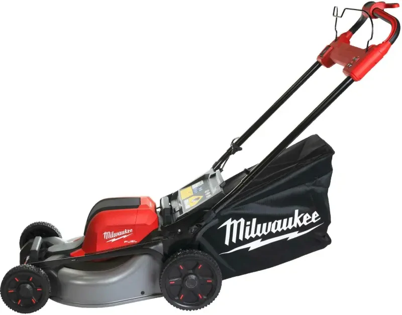 Aku sekačka na trávu Milwaukee M18 F2LM46-802, záběr 46 cm, s pojezdem, s košem, 2x aku M18 FB8 + nabíječka M18 DBSC, 4933499215 (MI4933499215)