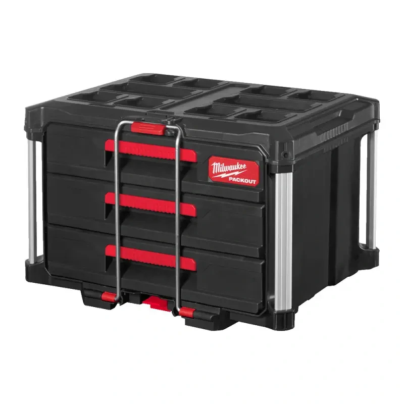 Milwaukee 4932472130 - Kompaktní systémový organizér Packout™ box se 3 zásuvkami (MI4932472130)