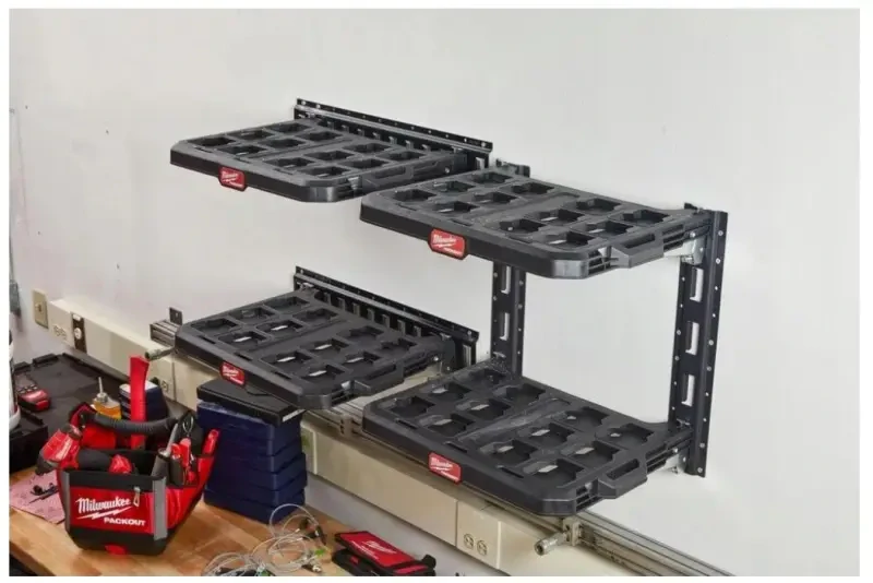Vertikální E-track pro regálový systém Milwaukee PACKOUT 50 cm (2 ks) 4932478996 (MI4932478996)
