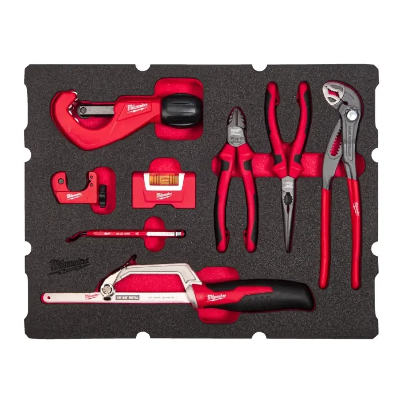 PACKOUT™ pěnová vložka pro Vodo-Topo Milwaukee 4932493639 (Sada 8 dílů) (MI4932493639)