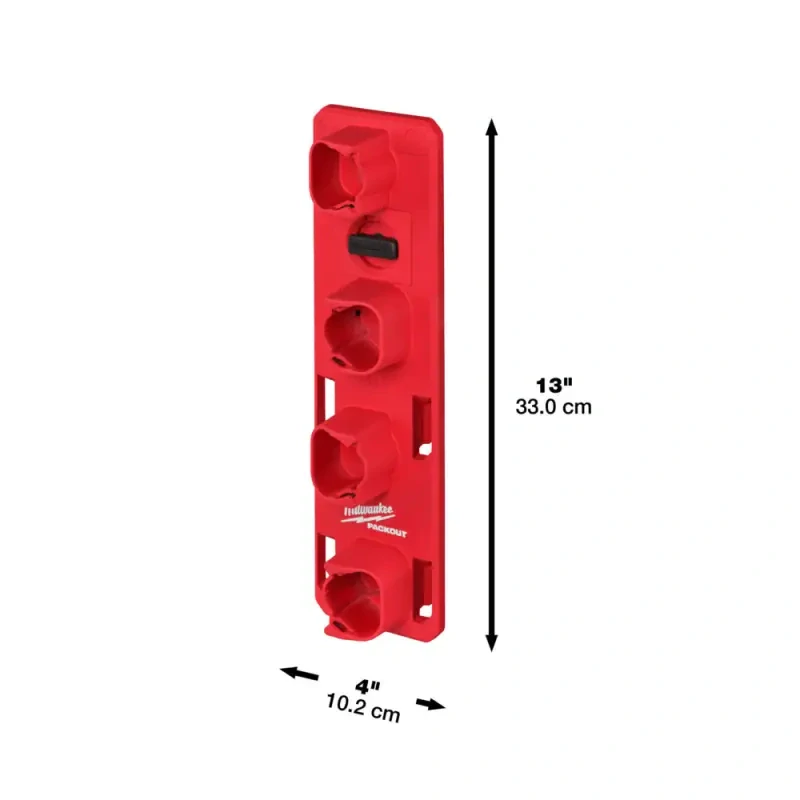 Skladovací polička - držák na akumulátory M12 Milwaukee Packout™ (MI4932480708)