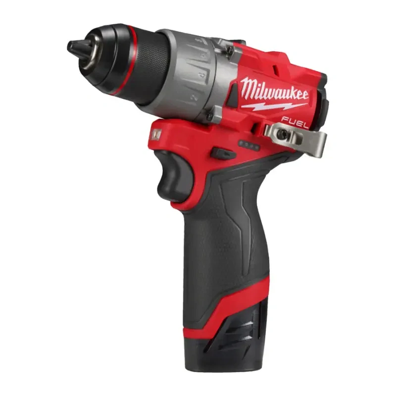 Aku kompaktní vrtací šroubovák Milwaukee M12 FDD2-202X, 2x aku M12 B2 + C12 C + kufr, 4933479873