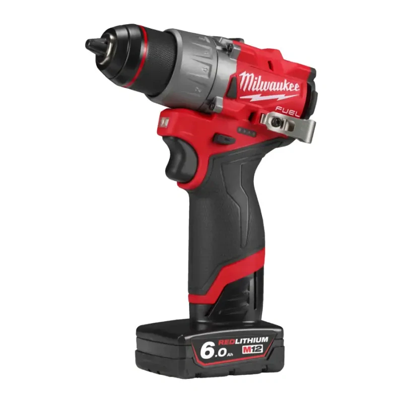 Aku kompaktní vrtací šroubovák Milwaukee M12 FDD2-602X, 2x aku M12 B6 + C12 C + kufr, 4933479875