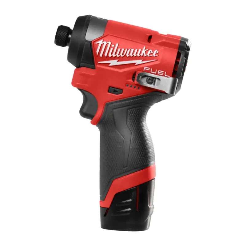 Aku 1/4" HEX rázový šroubovák/utahovák Milwaukee M12 FID2-202X, 170 Nm, 2x aku M12 B2 + C12 C, 4933479877