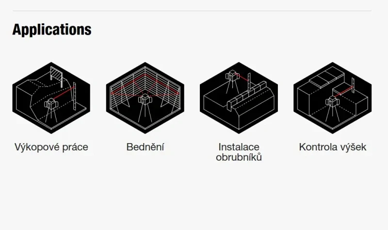 Aku rotační laser Milwaukee M18 RLOH600-201C, ONE-KEY, až 600 m s detektorem RD600, 1x aku M18 B2 + M12-18 C + kufr, 4933493191