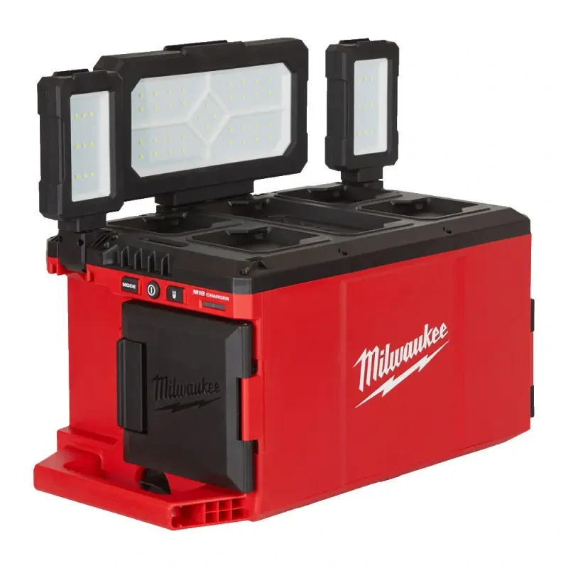 Aku svítilna Milwaukee POALC-0 PACKOUT, 3000 lm, TRUEVIEW LED osvětlení, aku nabíječka 1x M18, bez aku, 4933478120