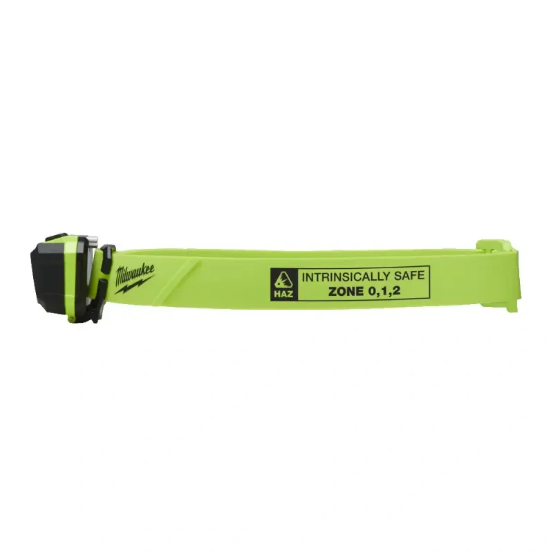 Aku čelová svítilna/lampa Milwaukee ISHL-LED, 310 lm, TRUEVIEW LED osvětlení do výbušného prostřední (Ex), bezpečnostní, 3x baterie AAA, 4933478112 (MI493347811