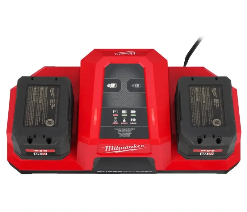 Aku nabíječka Milwaukee M18 DBSC, duální rychlonabíječka SUPERCHARGER, 4932492531