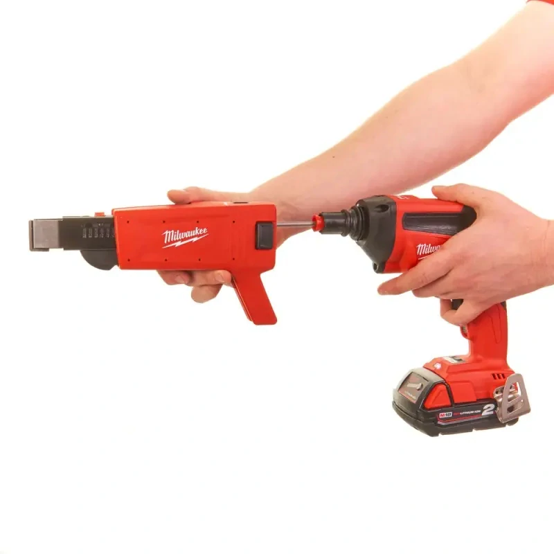 Aku šroubovák na sádrokarton Milwaukee M18 FSGC-202X včetně zásobníku šroubů (2,0 Ah) (MI4933459199)