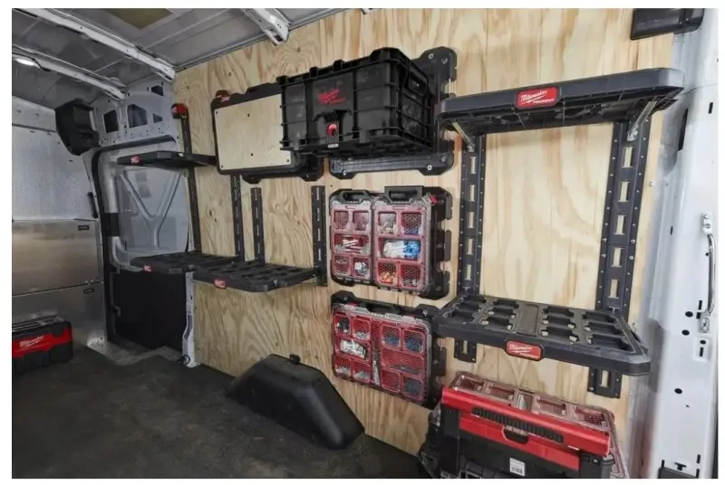 Vertikální E-track pro regálový systém Milwaukee PACKOUT 50 cm (2 ks) 4932478996 (MI4932478996)
