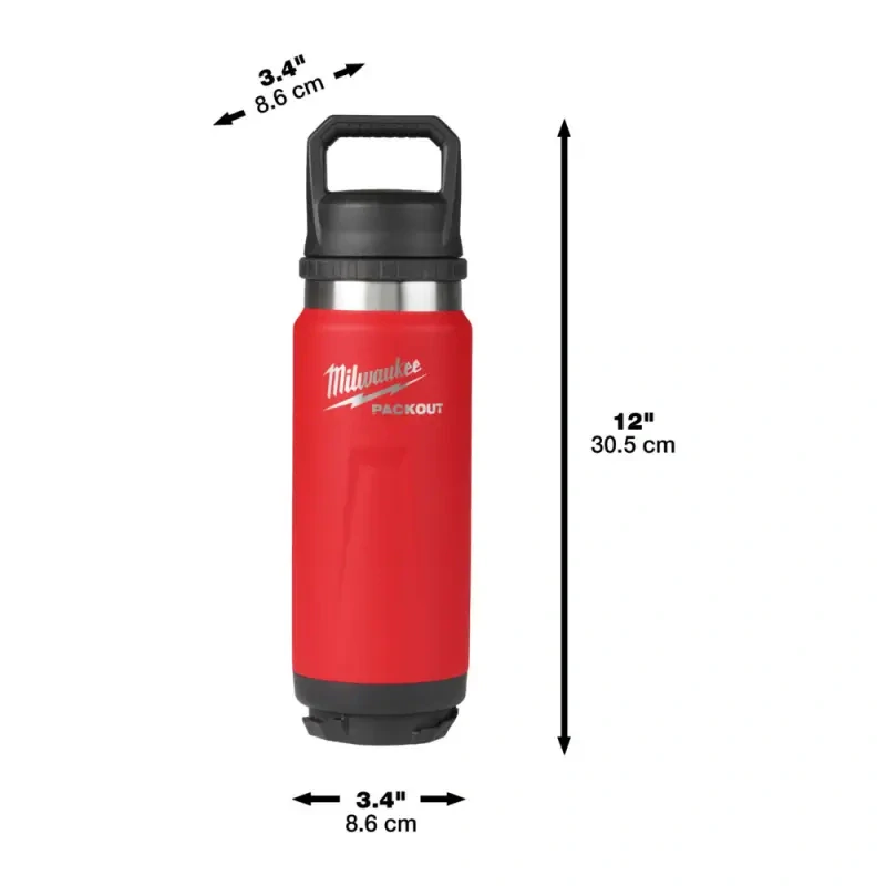 Láhev s víčkem 710 ml PACKOUT™ červená. Milwaukee 4932493465 (MI4932493465)