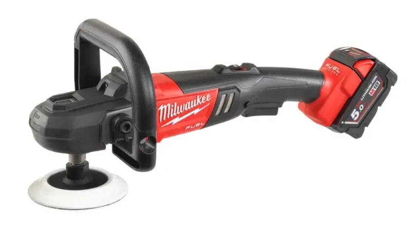 Aku leštička Milwaukee M18 FAP180-502X, leštící bruska 180 mm, 2x aku M18 B5 + nabíječka M12-18 FC, 4933451550 (MI4933451550)