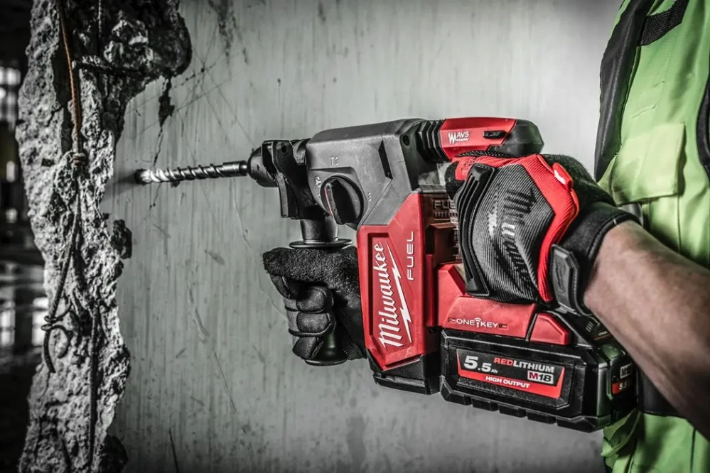 Aku 4-režimové kladivo 26 mm Milwaukee M18 ONEFHX-0X DS-PLUS s sklíčidlem FIXTEC™ (bez aku) 4933478503 (MI4933478503)