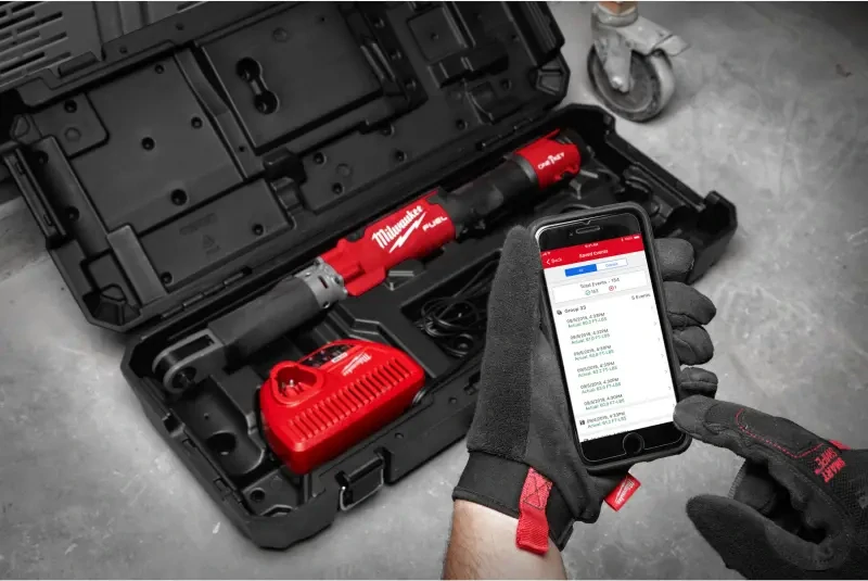 Aku 1/2" digitální ráčnový utahovák Milwaukee M12 ONEFTR12-0C, ONEKEY, 203,4 Nm, momentová ráčna, bez aku, s kufrem, 4933464969