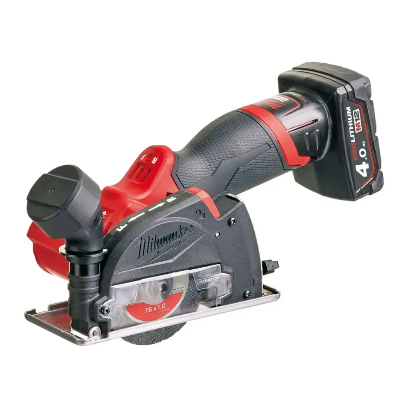 Aku kompaktní okružní pila (bruska) 76 mm Milwaukee M12 FCOT-422X, 2x Aku (12 V, 2 Ah + 4 Ah), 4933464619 (MI4933464619)