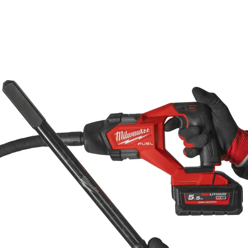Aku ponorný vibrátor do betonu Milwaukee M18 FCVN24-551 (2,4 m), Aku M18 HB5.5 + M12-18 FC, 4933479600