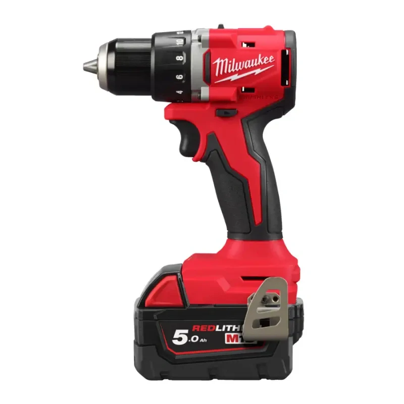 Aku kompaktní bezuhlíkový vrtací šroubovák Milwaukee M18 BLDDRC-502C (5,0 Ah) (MI4933492835)