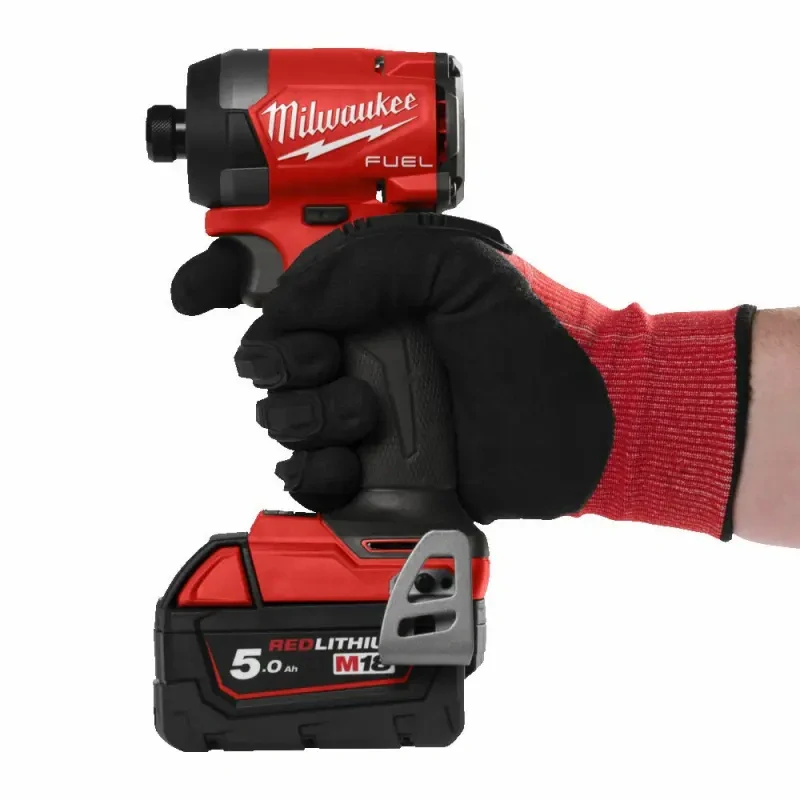 Aku 1/4" HEX rázový šroubovák/utahovák Milwaukee M18 FID3-502X, 226 Nm, 2x aku M18 B5 + M12-18 FC + kufr, 4933479865