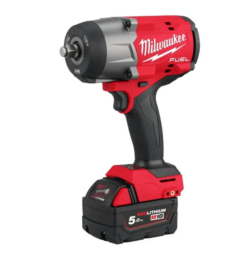 Aku 1/2" rázový utahovák Milwaukee M18 FHIW2F12-502X, 1491 Nm, 2x aku M18 B5 + M12-18 FC + kufr, 4933492783