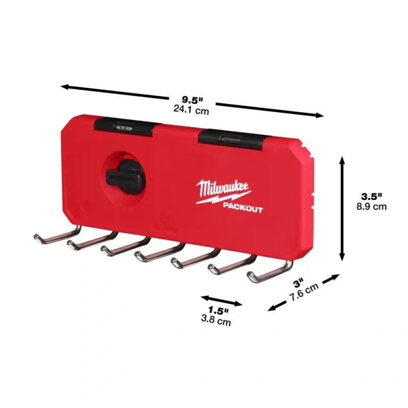Držák se 7 háčky Milwaukee PACKOUT™ (MI4932493384)
