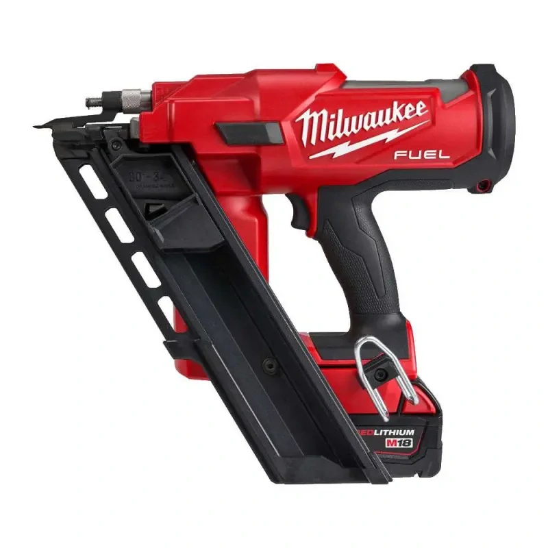 Aku hřebíkovačka Milwaukee M18 FFN-502C na kotevní hřebíky (hřebíky 50-90 mm / 30°-34°), 2x Aku M18 B5 + nabíječka M12-18 FC, 4933471404 (MI4933471404)