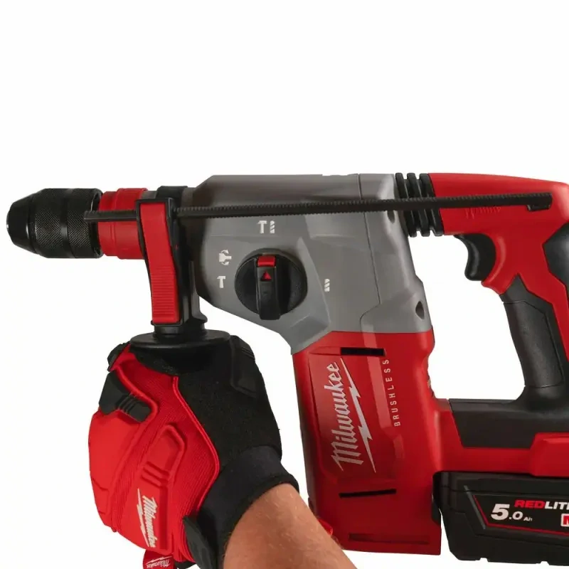 Aku bezuhlíkové kladivo Milwaukee M18 BLHX-0X, SDS - Plus 26 mm, se 4 režimy a sklíčidlem FIXTEC™ (bez aku), 4933478891 (MI4933478891)