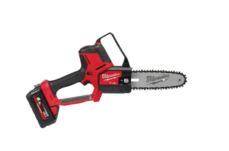 Aku řetězová prořezávací pila Milwaukee M18 FHS20-552, FUEL HATCHET, lišta 20 cm, 2x Aku M18 HB5.5 + nabíječka M12-18 FC, 4933480118 (MI4933480118)