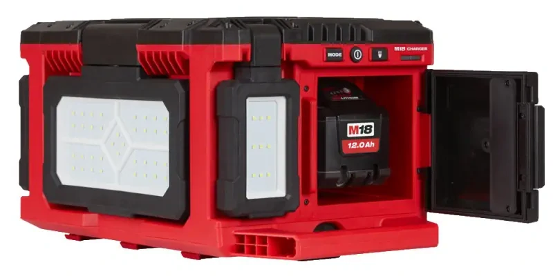 Aku svítilna Milwaukee POALC-0 PACKOUT, 3000 lm, TRUEVIEW LED osvětlení, aku nabíječka 1x M18, bez aku, 4933478120