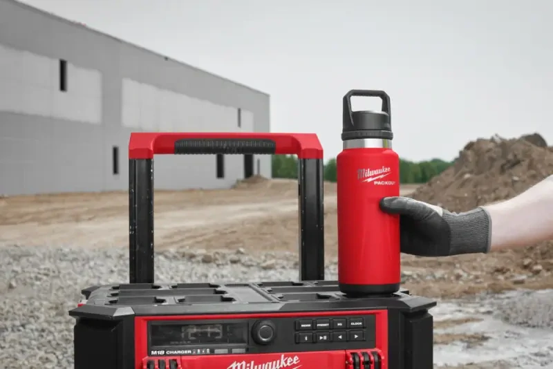 Láhev s víčkem 710 ml PACKOUT™ červená. Milwaukee 4932493465 (MI4932493465)