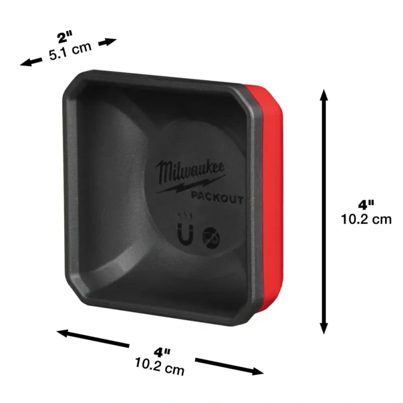 Magnetická miska Milwaukee Packout™ - 10 x 10 cm (MI4932493380)