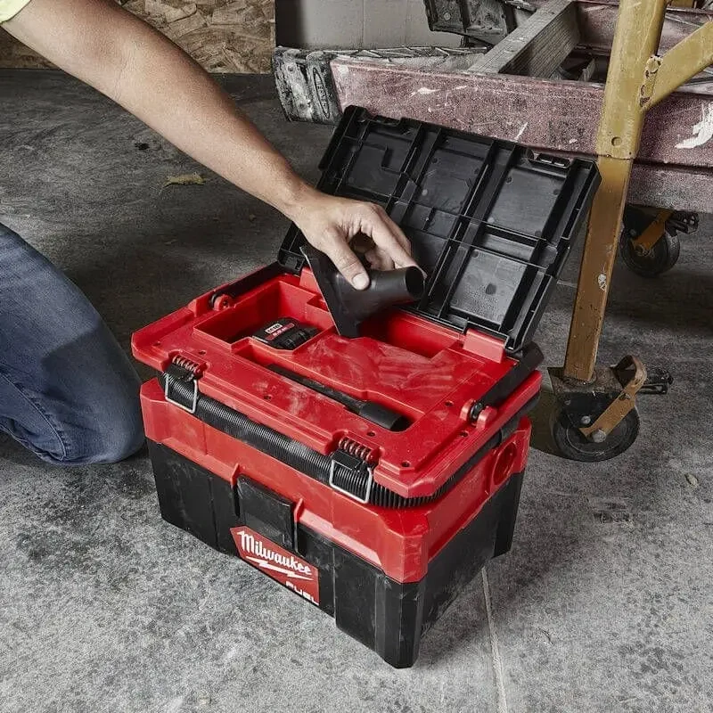 Aku průmyslový vysavač Milwaukee M18 FPOVCL-0, PACKOUT, mokré/suché vysávání, bez Aku, 4933478187 (MI4933478187)