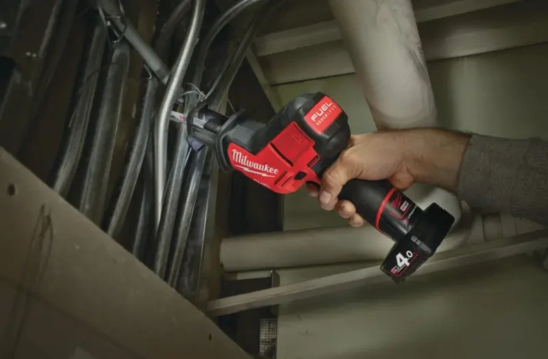 Aku šavlová pila Milwaukee M12 FUEL HACKZALL CHZ-0, pilka na kov, bez aku, bez kufru, 4933500572