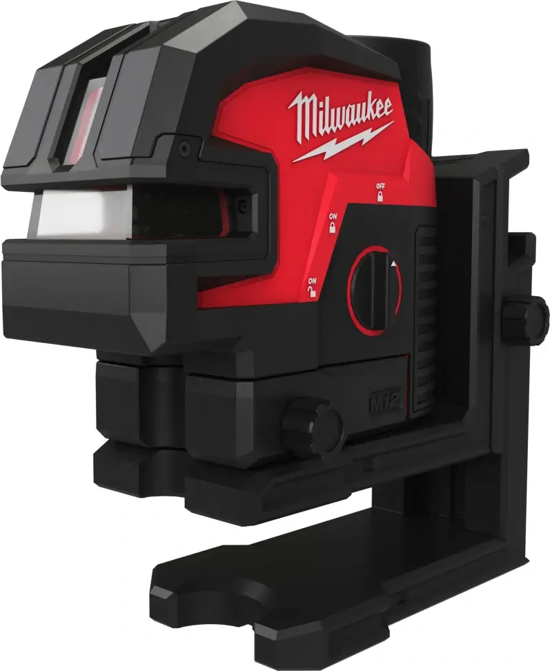 Křížový liniový laser MilwaukeeM12 CLL4P-0C, se 4 body, HIVIST, bez aku, s kufrem, 4933479203
