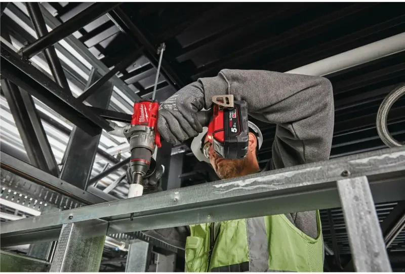 Aku vrtačka Milwaukee M18 FDD3-502C, sklíčidlo 13 mm, 2x aku M18 B5 + M12-18 FC + kufr, 4933479863