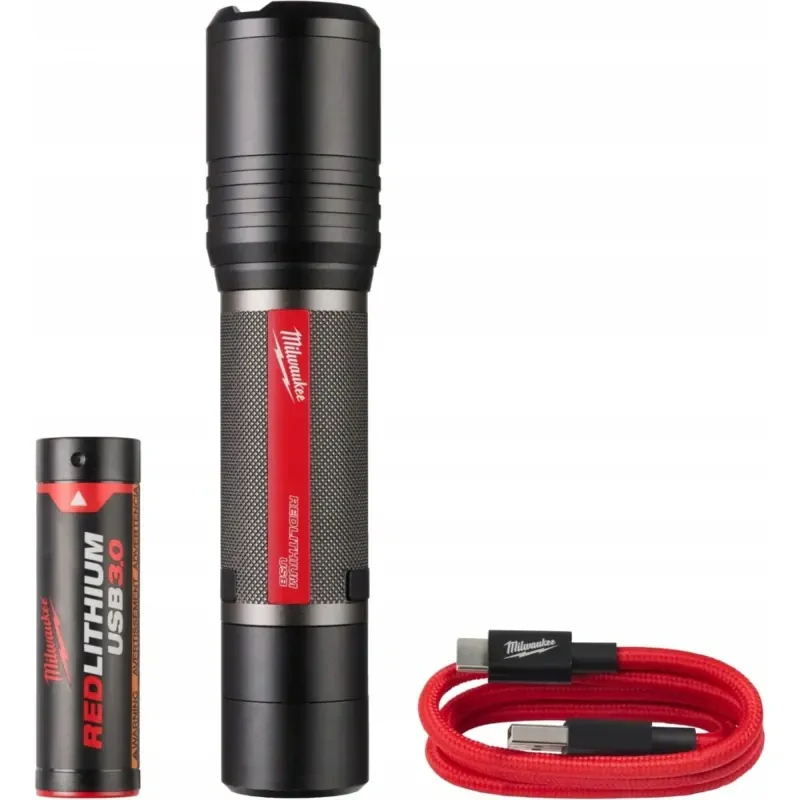 Aku kapesní tužková svítilna Milwaukee L4 FL2000-301, 2000 lm, TRUEVIEW LED osvětlení, 1x aku L4 B3, 4933479637 (MI4933479637)