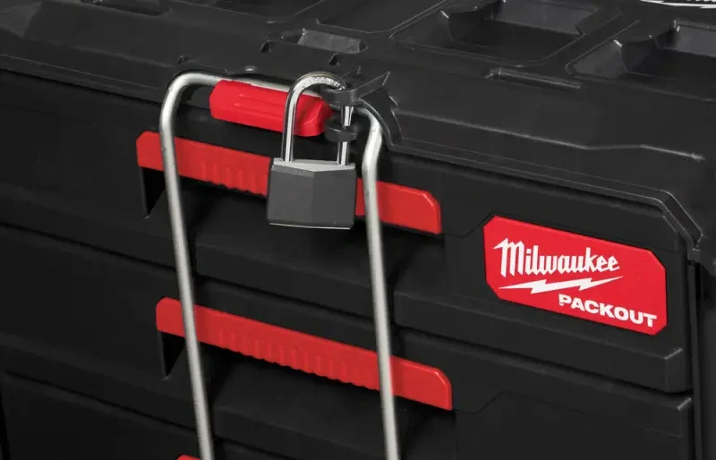 Milwaukee 4932472130 - Kompaktní systémový organizér Packout™ box se 3 zásuvkami (MI4932472130)