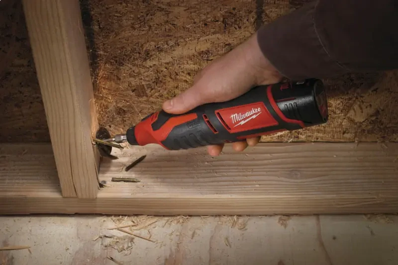 Aku přímá bruska Milwaukee M12 C12 RT-0, pro stopkové nástroje 0,8 - 3,2 mm, bez Aku, 4933493591 (MI4933427183)